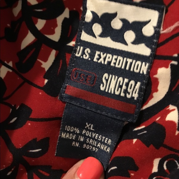 Vintage US Expedition “Since 1994 “Mens Oversized Button Down Shirt XL - Picture 2 of 13